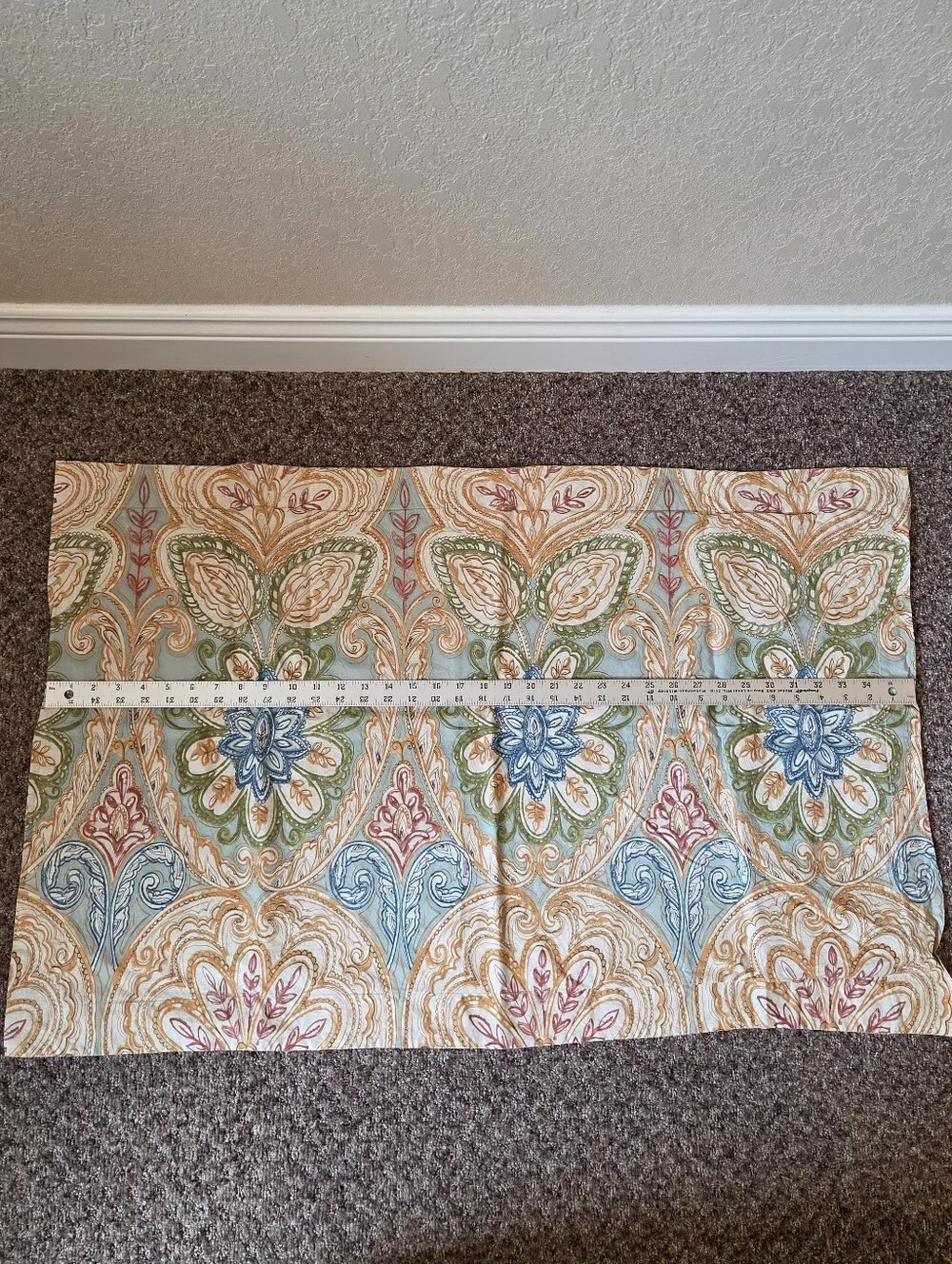Pottery Barn Catrina Bed Set Boho Paisley Cotton Duvet Cover & Pillow Shams